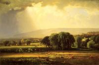 George Inness - Harvest Scene in the Delaware Valley